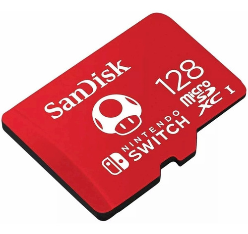Imagen 3 de 5 de Memoria Sandisk Micro Sd 128gb Para Nintendo Switch Sdsqxao