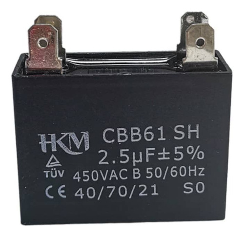 Capacitor De Marcha Ventilador 2.5uf 450v