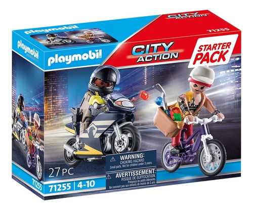 Set Playmobil Fuerzas Especiales Y Ladrón Universo Binario