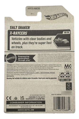 Hotwheels Salt Shaker 869a Verde Lima