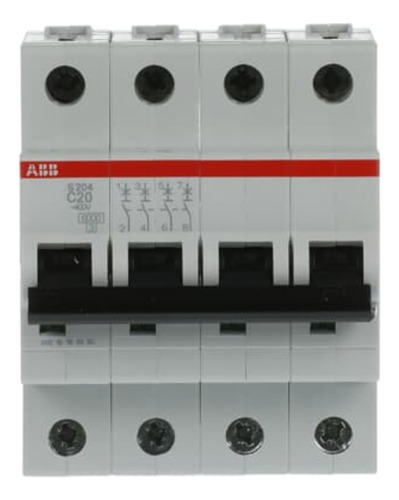 Interruptor Automatico Tetrapolar 4p 40a 6k 2cds254001r0404