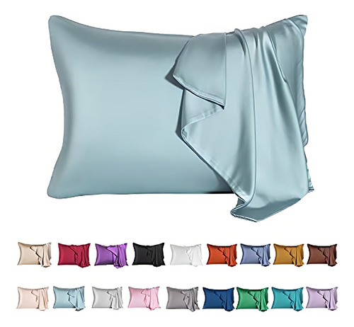 Funda De Almohada De Seda De Morera Para El Cabello Y La Pie