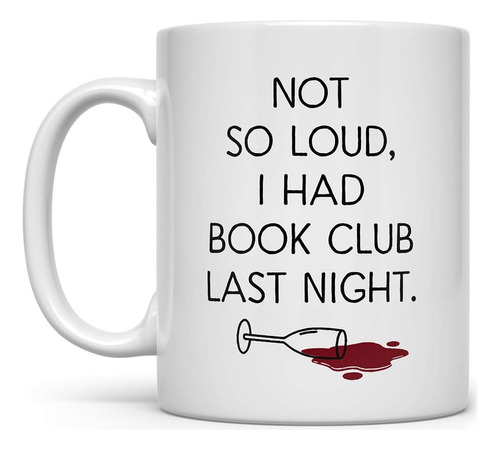 Taza De Café Divertida Para El Club De Libros, Taza Para Ama