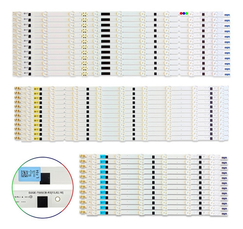 Kit Leds Para Un75f6300 / Un75f6300af - Original, Nuevo.