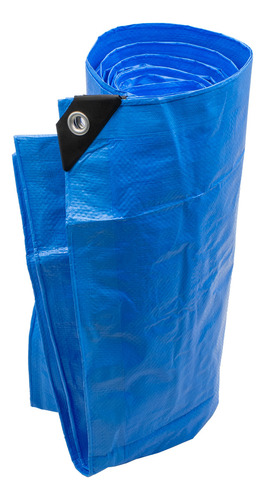 Lona De Polietileno Termosellada Reforzada Azul 90 Gr 3x4 M