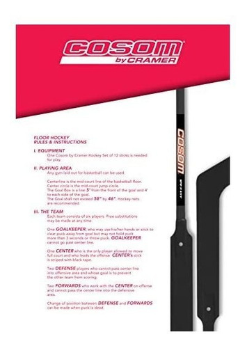 Cosom Elementary Sticks De Hockey De Plástico Para Hockey So