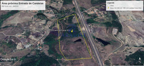 Imagem 1 de 1 de Área, Distrito Industrial, Candeias - R$ 9.95 Mi, Cod: 68462 - V68462