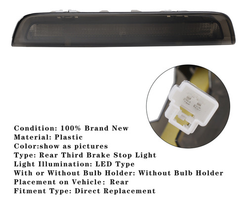 Luz De Freno Trasera Para Toyota Yaris Mk3 Hatchback 12-20 B
