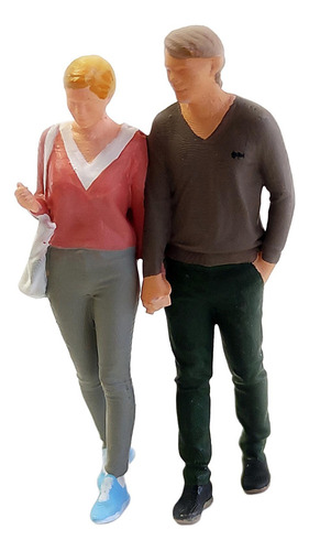 Lzl Modelo A Escala 1/64 Figura De Pareja Pequeña Gente