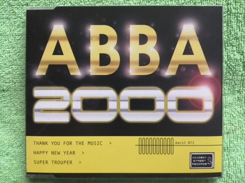 Eam Cd Maxi Single Abba 2000 Thank You For The Music Europeo