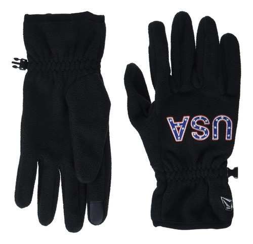 Volcom Usst Fleece Guantes De Snowboard Para Hombre, Usst Bl