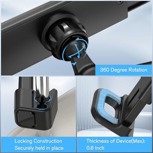 Soporte Para Tablet En Auto Fintie, De 6 A 13 PuLG, 360º
