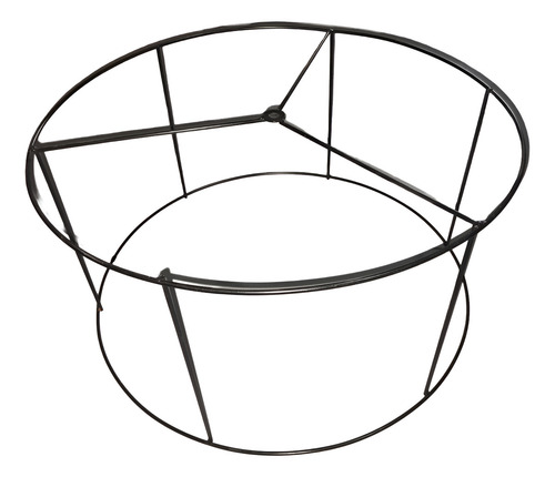 Lámpara Colgante Circular Armazon 60x30 Cm Estructura Negro