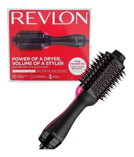 Cepillo Secador De Pelo Iónico Y Voluminizador Revlon 3 En 1