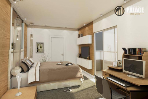 Apartamento Com 3 Dormitórios À Venda, 112 M² Por R$ 760.040,00 - Canto Do Forte - Praia Grande/sp - Ap2584