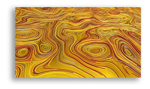 Cuadro Marmol Abstracto  Amarillo Canvas Recamara Sala