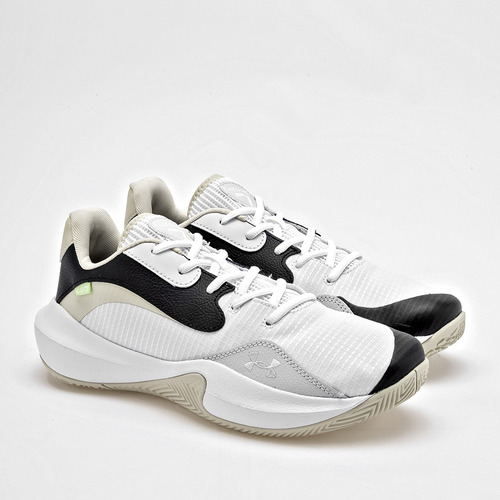 Tenis Hombre Under Armour 3027646-100 Blanco Negro