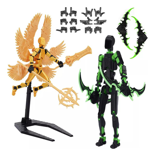 Set De Figuras De Acción Impresas En 3d T13, Conjunto De Fig