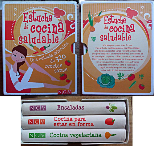 Estuche De Comida Saludable 3 Tomos - Naumann And Göbel