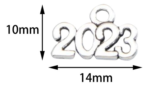 Dijes Pequeños 2023, Colgante Diy 2023 Para , Pendientes,