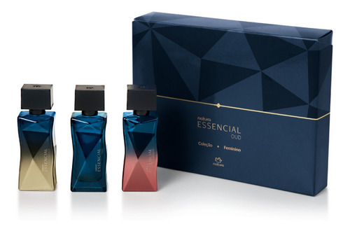 Kit 3 Miniaturas Essencial Oud + Oud Vanilla + Oud Pimenta