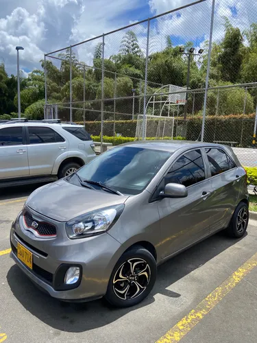 Kia Picanto Ex, 2015, 1.2 Cc, Color Gris, Automático