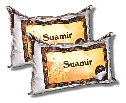 Almohada Suamir Esencia Con Núcleo 90x40 -- Pack X2 --