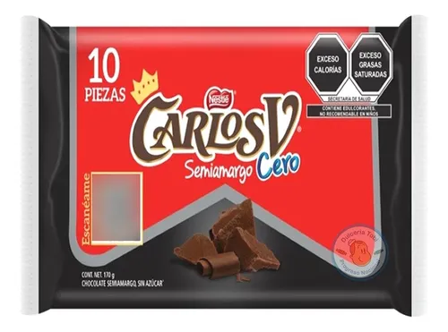 comprar Carlos V Semiamargo Cero 10 Pzas