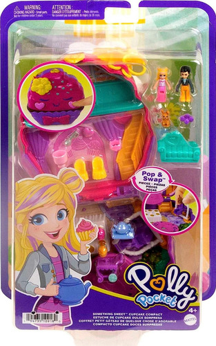 Mattel Pollypocket Estuche De Cupcake Dulce Sorpresa