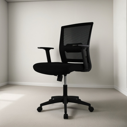 Silla Ejecutiva Mundo In Bilbao Jm-318-1 Oficina Home Office Color Negro Material del tapizado Tela Tipo mesh