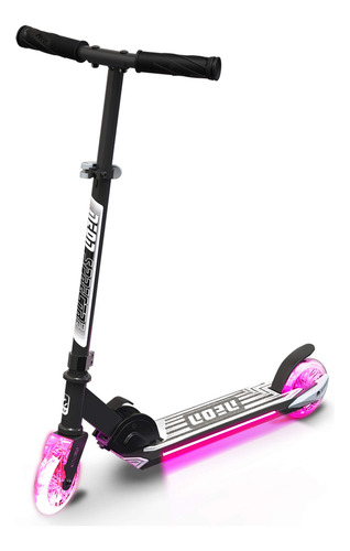 Neon Flash Kids Scooter With Led Lights Light Up Deck &