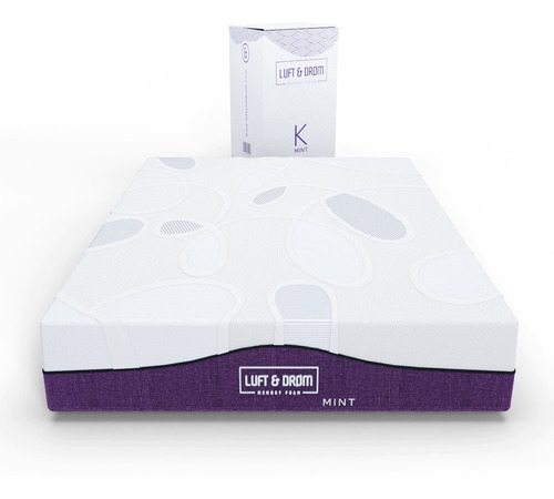 Luft And Drom, Colchón Mint Memory Foam En Caja Individual