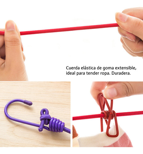 Tendedero A Prueba De Viento Cuerdaretrãáctil Para Negro
