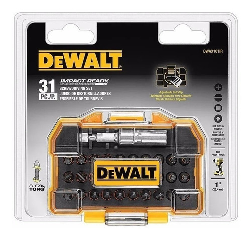 Set De 31 Piezas Dewalt Puntas De Impacto Ferreteria K37