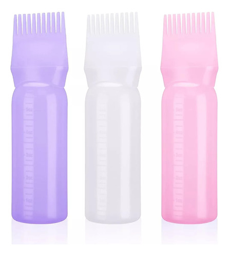 Botellas Para Cepillos De Tinte Para El Cabello, Juego De 3