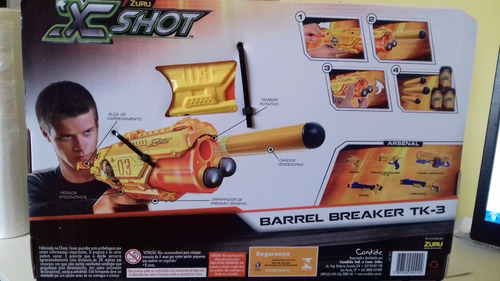 Arma De Brinquedo X Shot Mini Tk-3 - Candide - Bonellihq L18