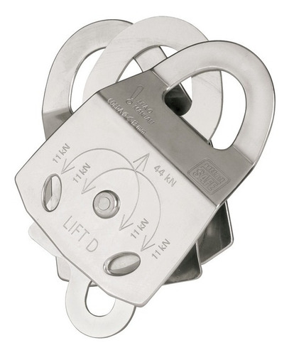Polia Dupla Lift D Em Aço Inox (uso Em Cordas) - Ultrasafe