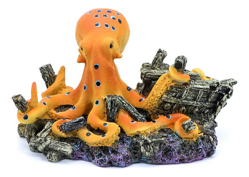 Decoraciones De Acuario Para Peces Para Tanque Octopus Aquar