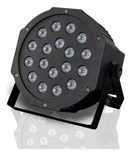 Luz Led Ritmica Dmx + Control 18 Leds Fiestas Dj Discoteca