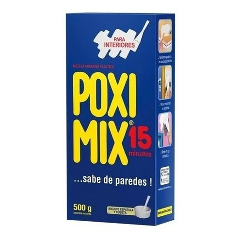 Poximix Para Interior Adhesivo A Base De Yeso 500gr