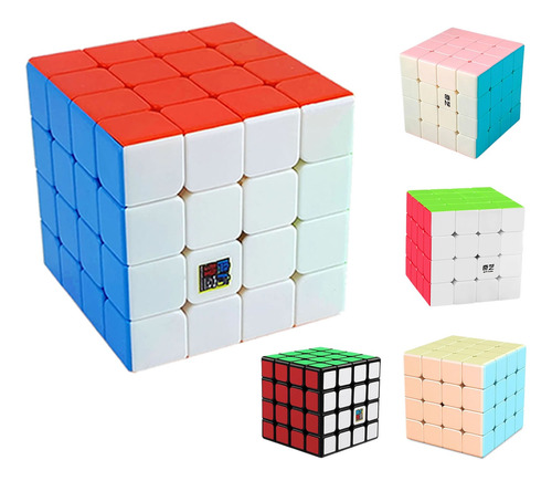 Cubo Rubik 4x4 Moyu Meilong / Qiyi - Negro Y Stickerless