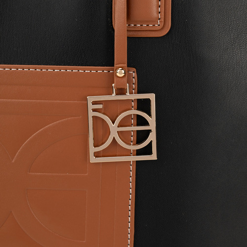 Bolsa Tote Cloe Tahis I Grande Color Negro
