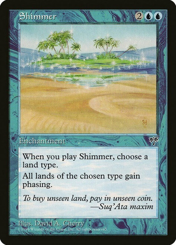 Magic Mtg Shimmer - Mirage