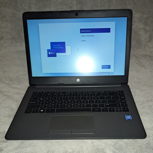 Laptop Notebook Hp, Intel Inside, 4gb En Ram Y 256 Gb Gris (Usado)