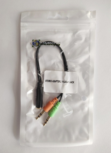 Cable Adaptador Jack 3.5mm Audifono Y Microfono Audio Pc