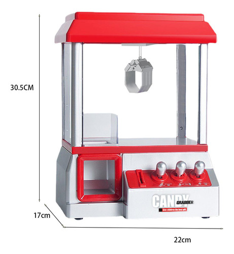 Candy Grabber Claw Toy Machine Pequeña Máquina Expendedora