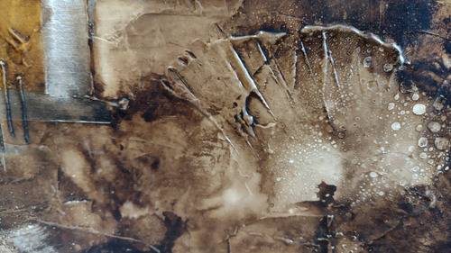 Imagen 4 de 10 de Obra De Arte Cuadro Original Tecnica Mixta Relieve
