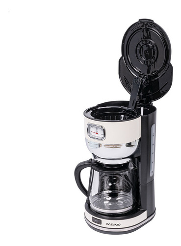 Cafetera Daewoo Para 10 Tazas Automática Color Negro