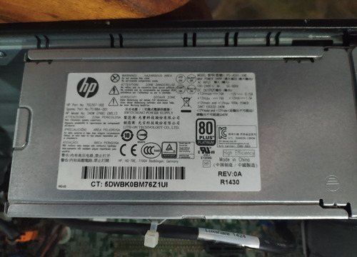 Imagen 6 de 6 de Cpu Hp I5-4590 - 8gb Ram - 500gb Disco Duro - Wifi