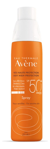 Protector Solar Avene Naranja Spray Fps50+ 200ml